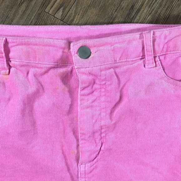 PINK CORDUROY Mini Skirt | Medium - Picture 2 of 6